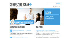 Desktop Screenshot of consulting-ideas.com