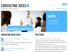 Tablet Screenshot of consulting-ideas.com